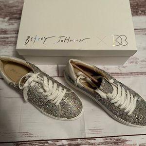 Betsy Johnson Bling Sneakers
